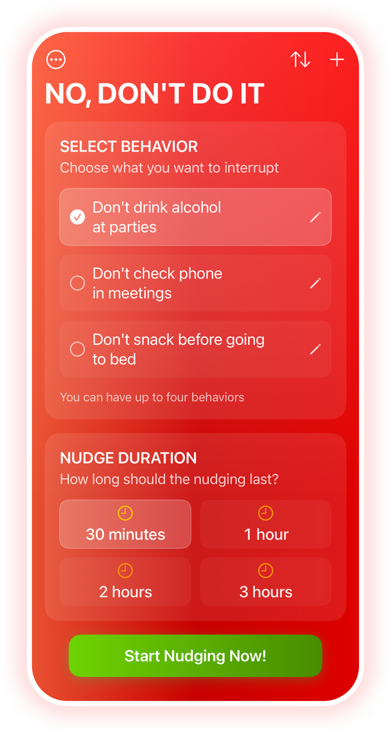 No, Don't Do it No, Don't Do it